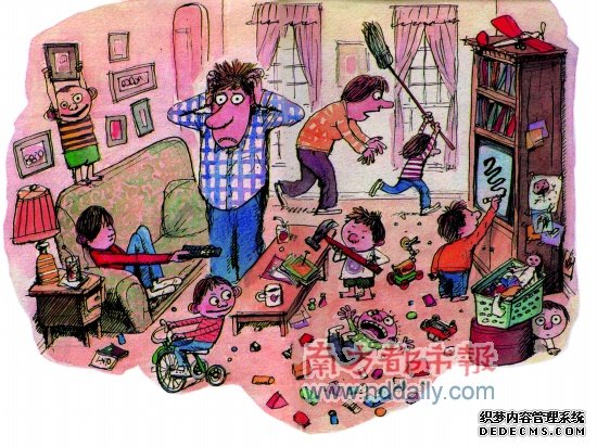 　　父母经常因为心软不给孩子制定相应的规矩,结果造成失控局面。